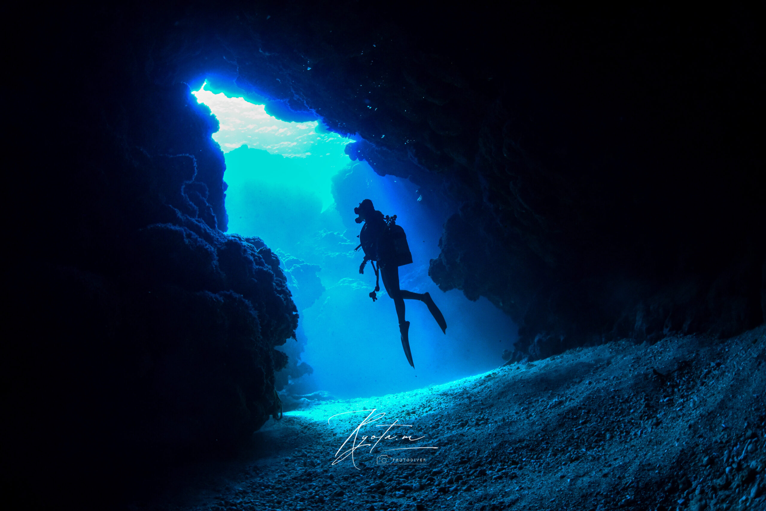 ダイバー シルエット